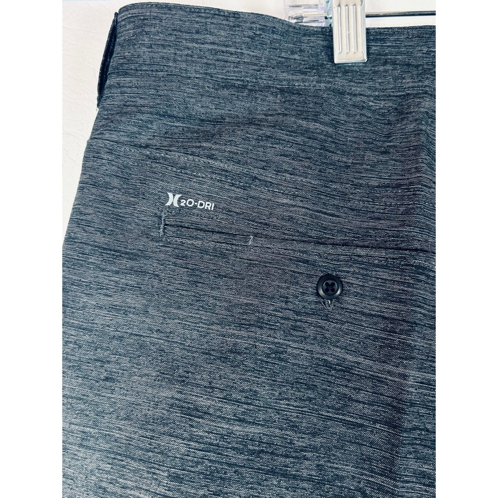 Hurley Mens H20 Dri Shorts Size 38 Black Heather Performance Casual Streetwear - Picture 4 of 5